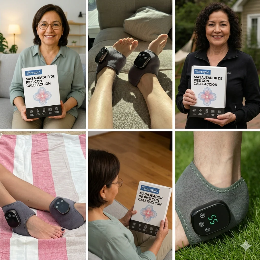 Masajeador Therapie Triple Método Pie