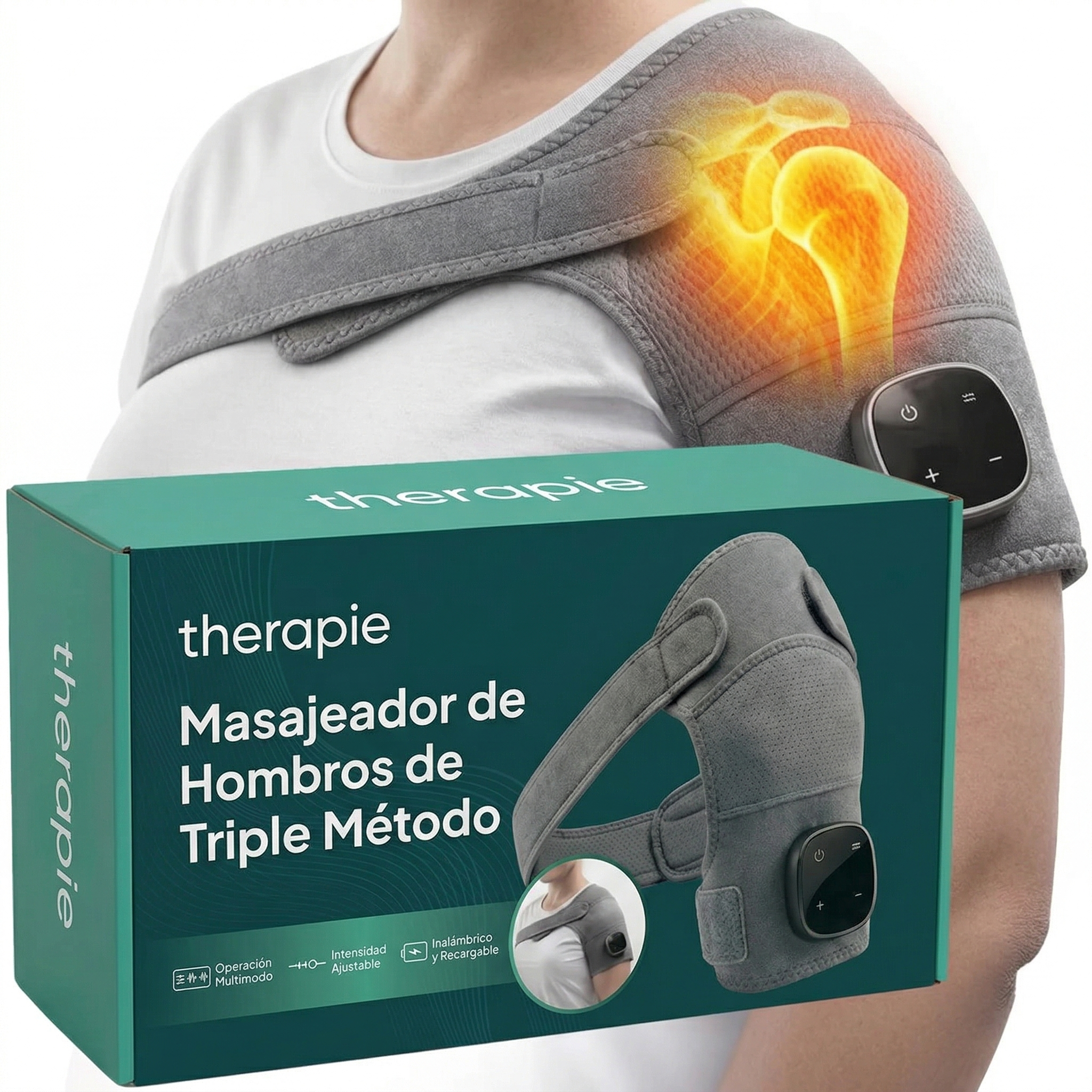 Masajeador Therapie Triple Método Hombro
